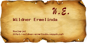 Wildner Ermelinda névjegykártya